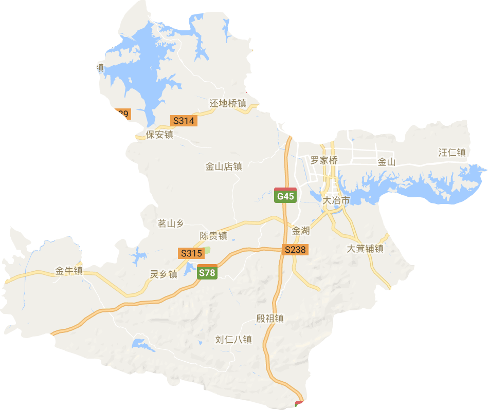 大冶市電子地圖