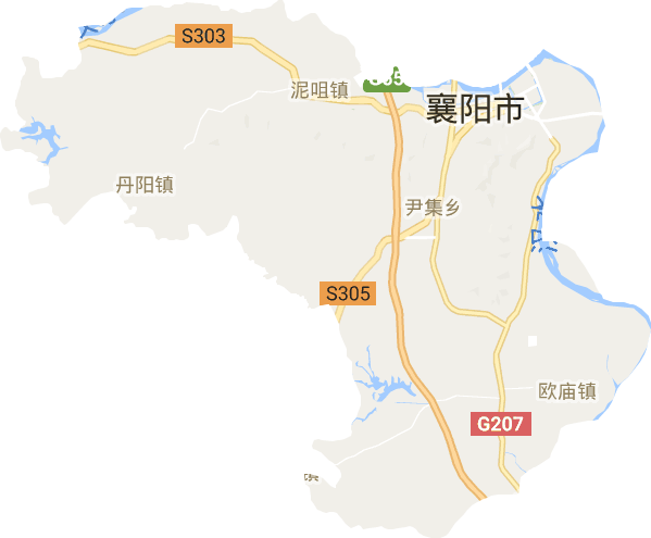 襄城區電子地圖