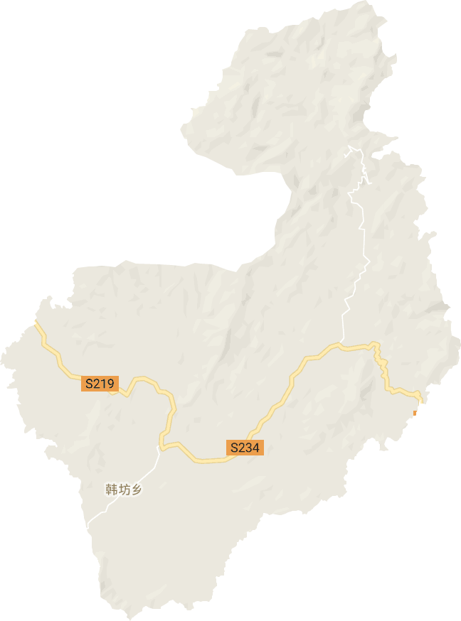 韓坊鄉電子地圖