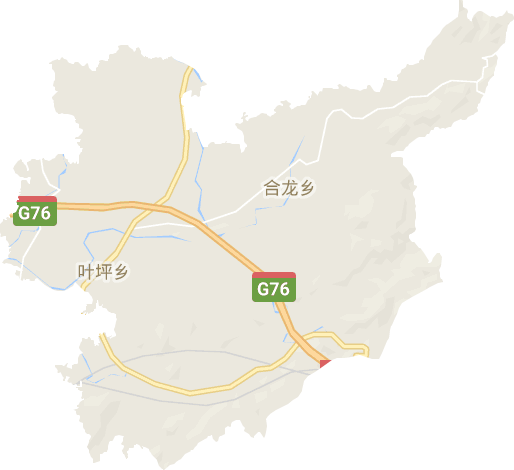 葉坪鄉電子地圖