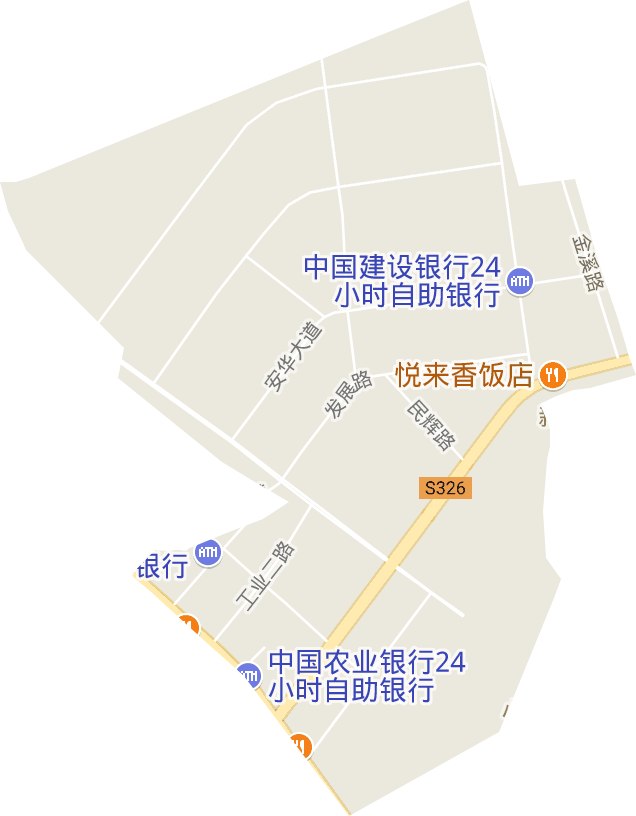 安福縣工業園電子地圖