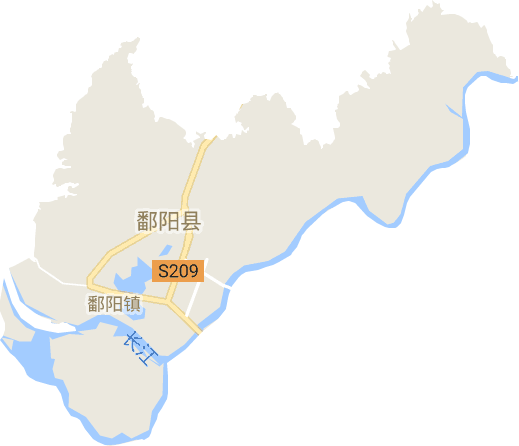 鄱陽鎮電子地圖