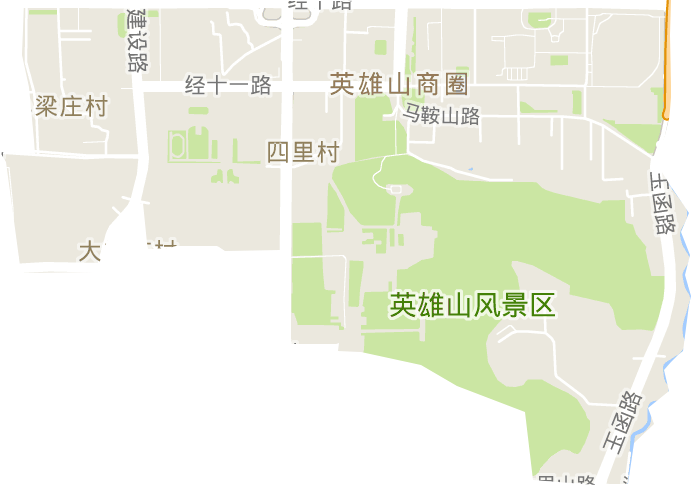 四里村街道電子地圖