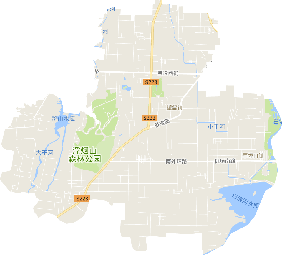 望留街道電子地圖