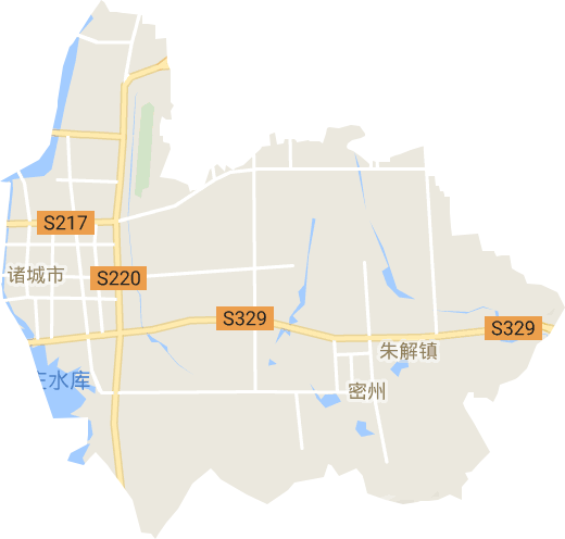 密州街道電子地圖