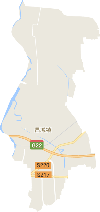 昌城鎮電子地圖