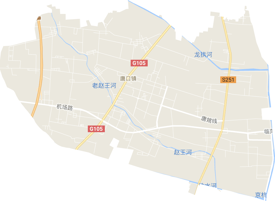 唐口街道電子地圖