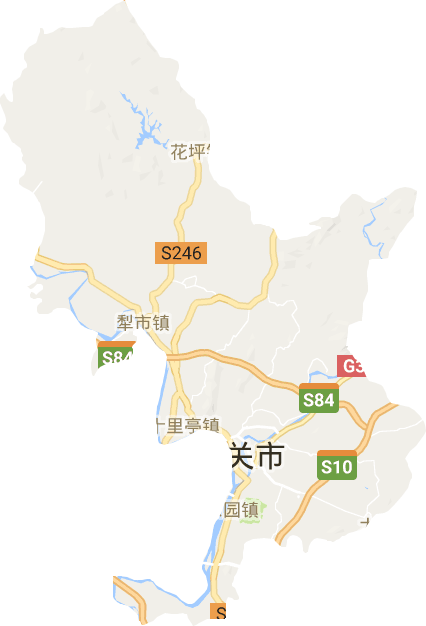 湞江區電子地圖