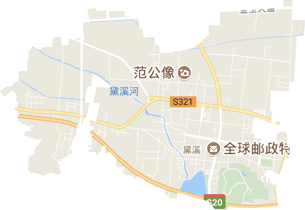 黛溪街道電子地圖