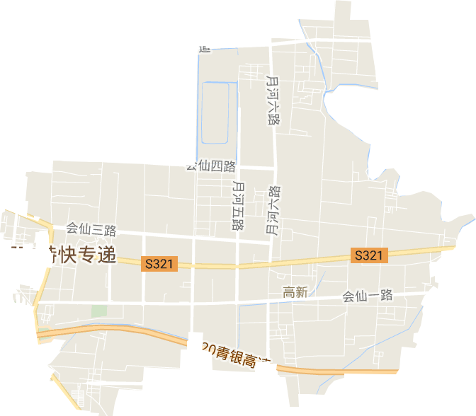高新街道電子地圖