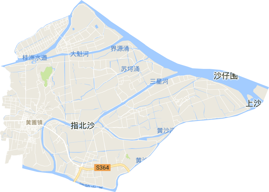 黃圃鎮電子地圖