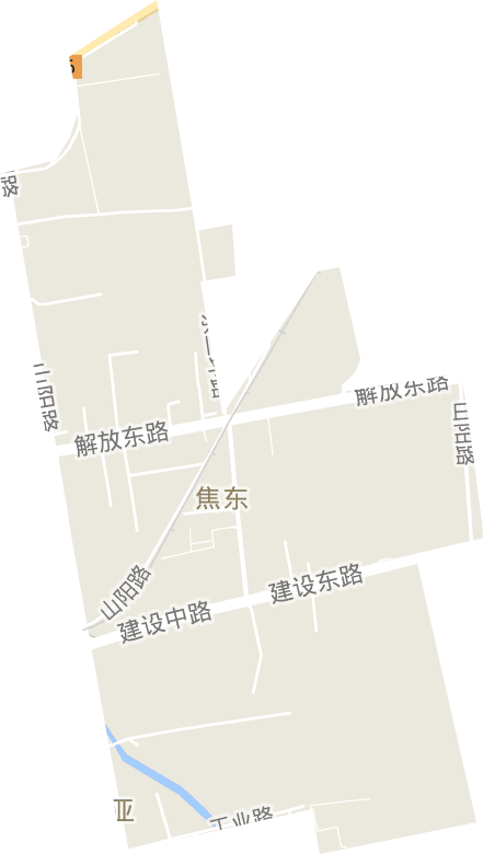 焦東街道電子地圖