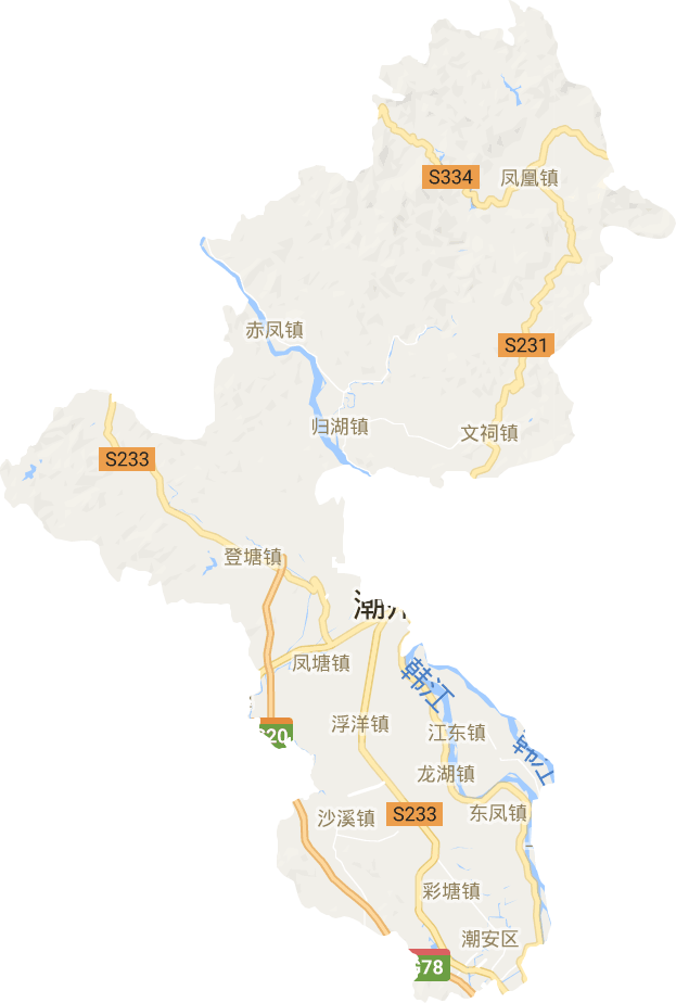 潮安區(qū)電子地圖