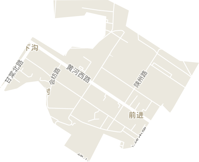前進(jìn)街道電子地圖