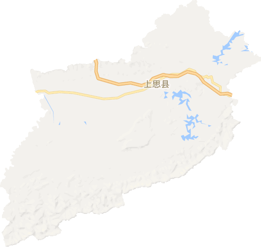 上思縣電子地圖