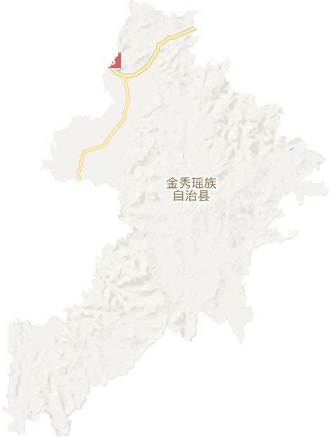 金秀瑤族自治縣電子地圖