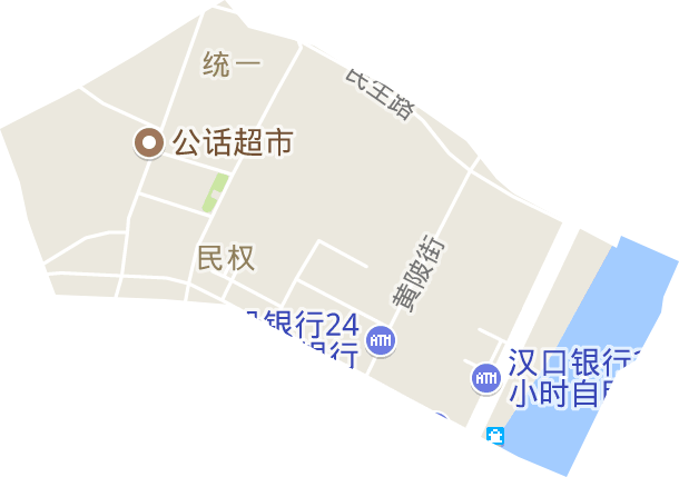 民權街辦事處電子地圖