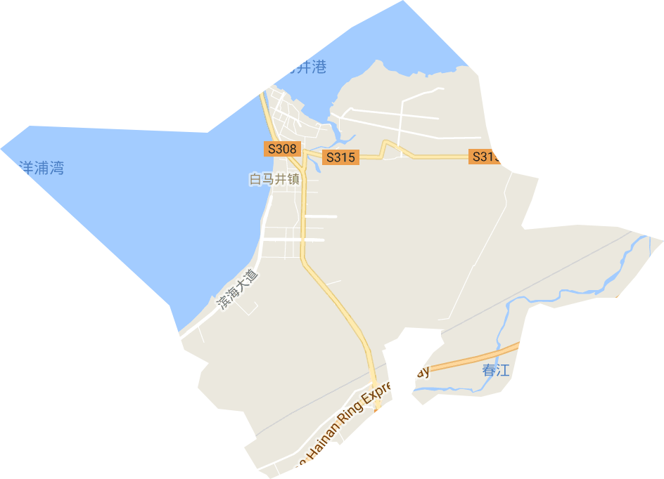 白馬井鎮(zhèn)電子地圖
