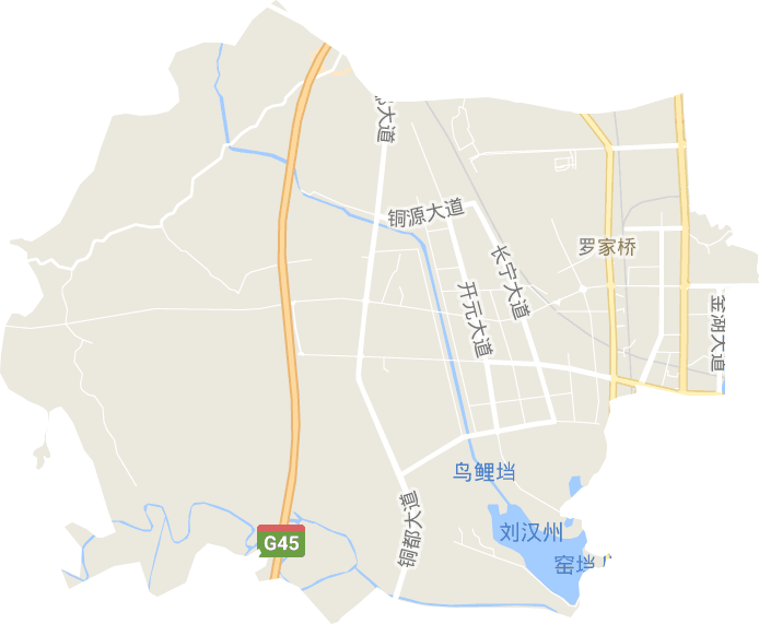 羅家橋街道電子地圖