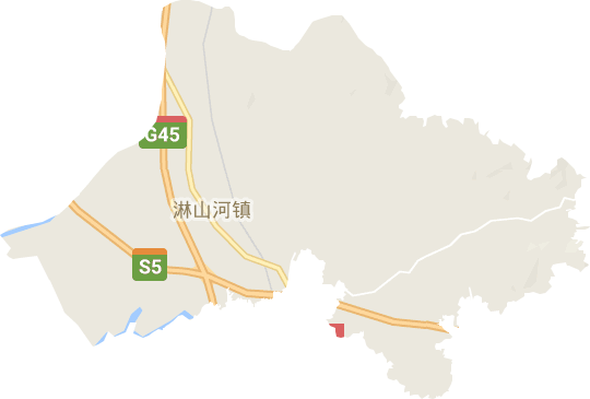 淋山河鎮電子地圖