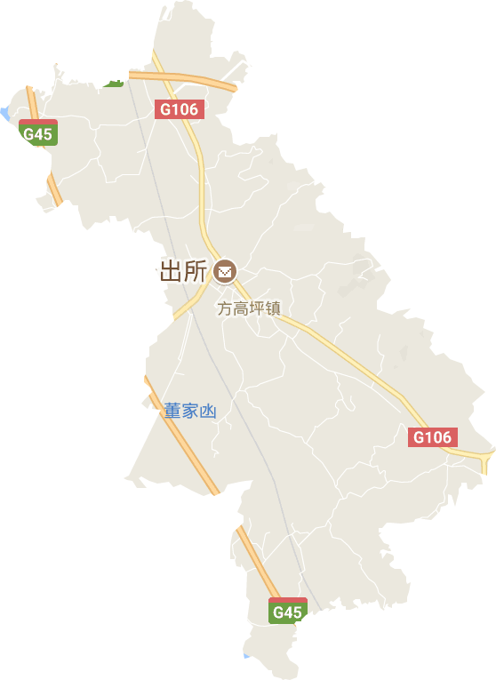 方高坪鎮電子地圖
