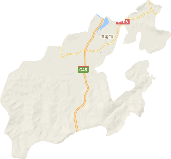 洪港鎮(zhèn)電子地圖
