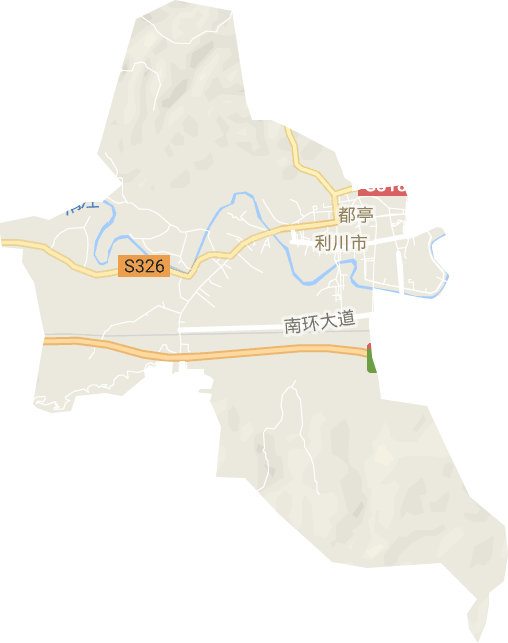 都亭街道電子地圖