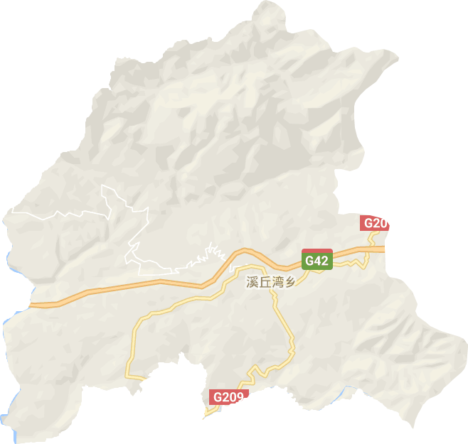 溪丘灣鄉電子地圖