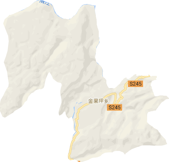金果坪鄉電子地圖