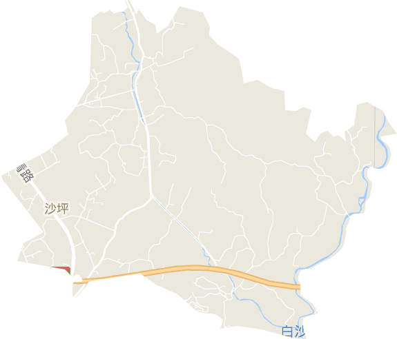 沙坪街道電子地圖