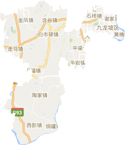 九龍坡區電子地圖