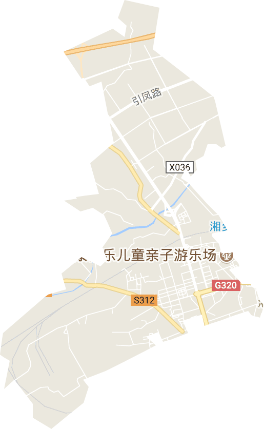 新湘路街道電子地圖