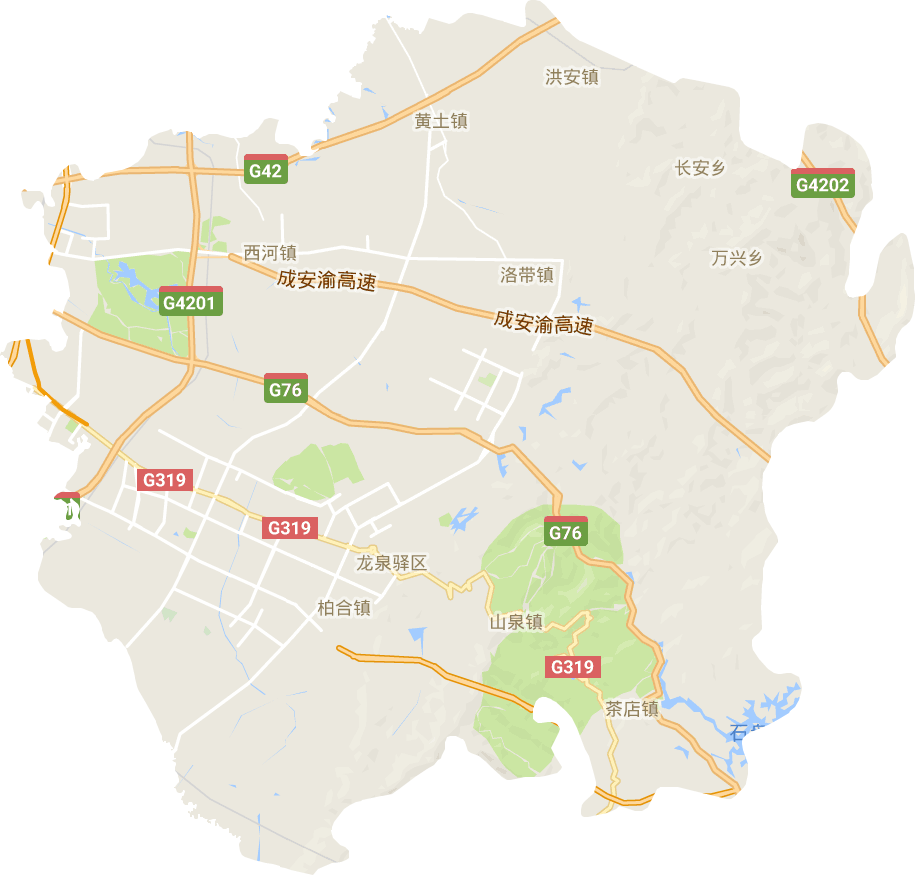 龍泉驛區(qū)電子地圖