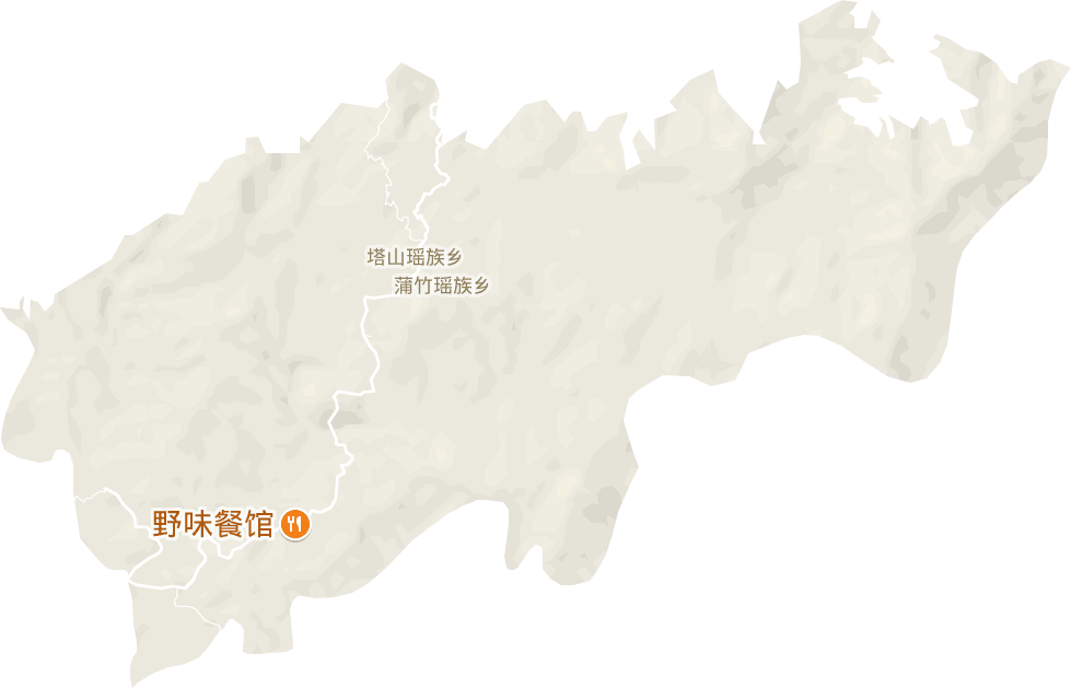 塔山瑤族鄉電子地圖