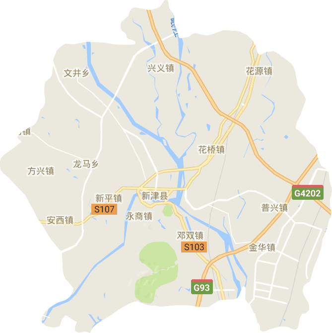 新津縣電子地圖