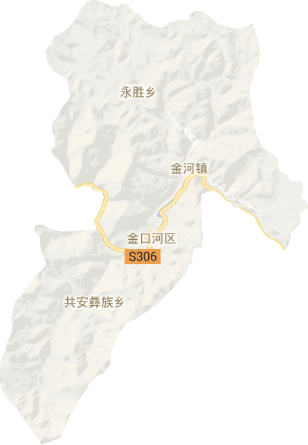 金口河區電子地圖