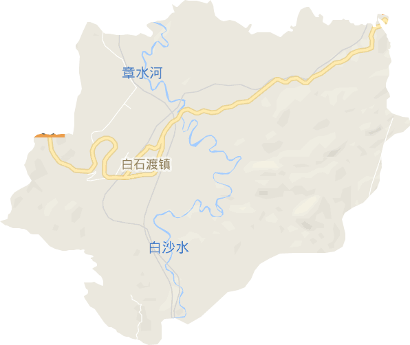 白石渡鎮電子地圖