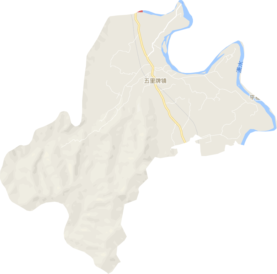 五里牌鎮電子地圖