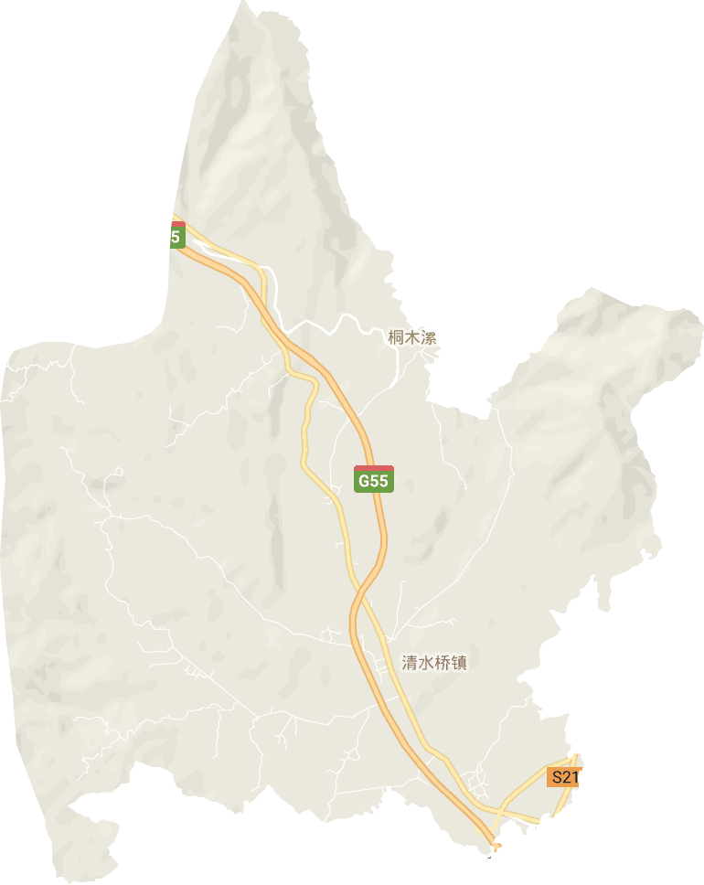 清水橋鎮電子地圖