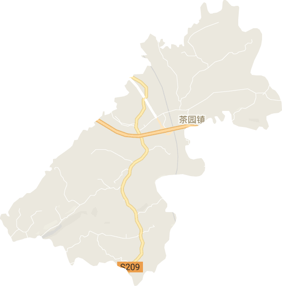 茶園鎮電子地圖