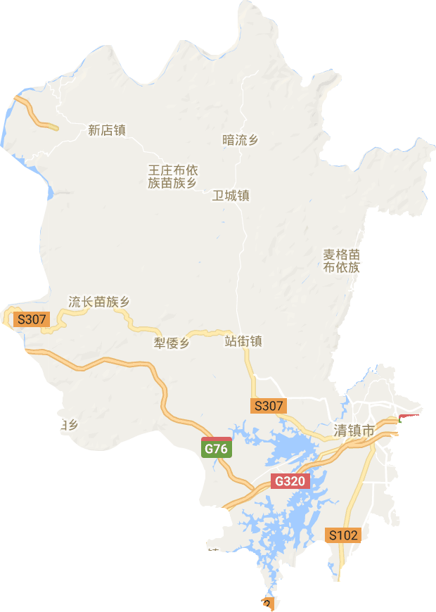 清鎮市電子地圖