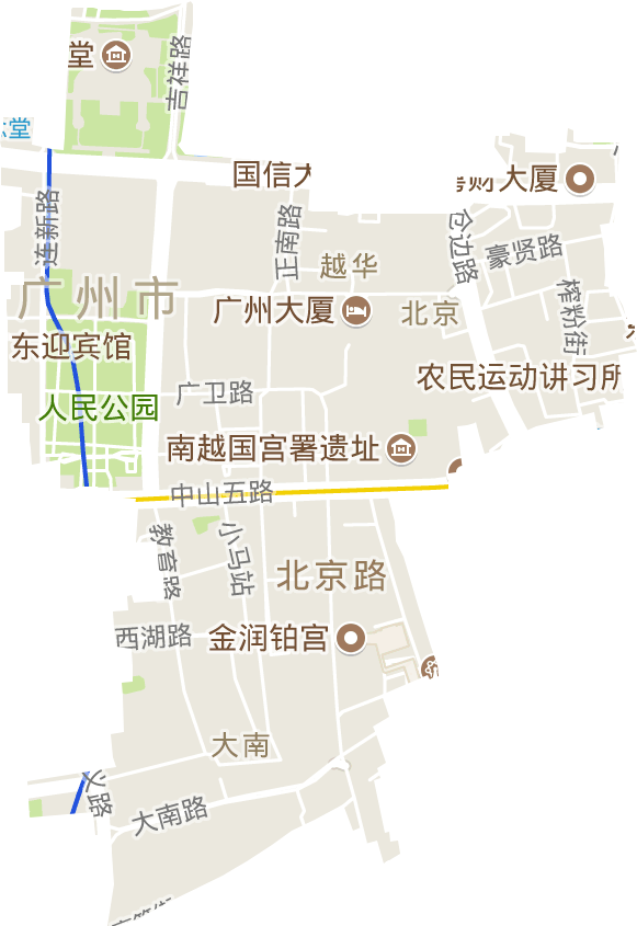 北京街道電子地圖