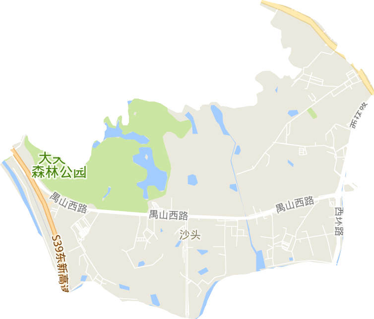 沙頭街道電子地圖