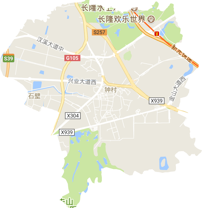 鐘村街道電子地圖
