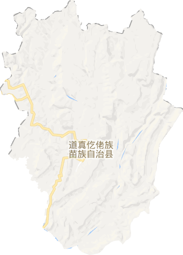 道真仡佬族苗族自治縣電子地圖