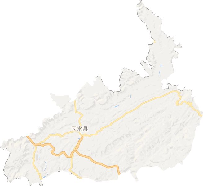 習水縣電子地圖