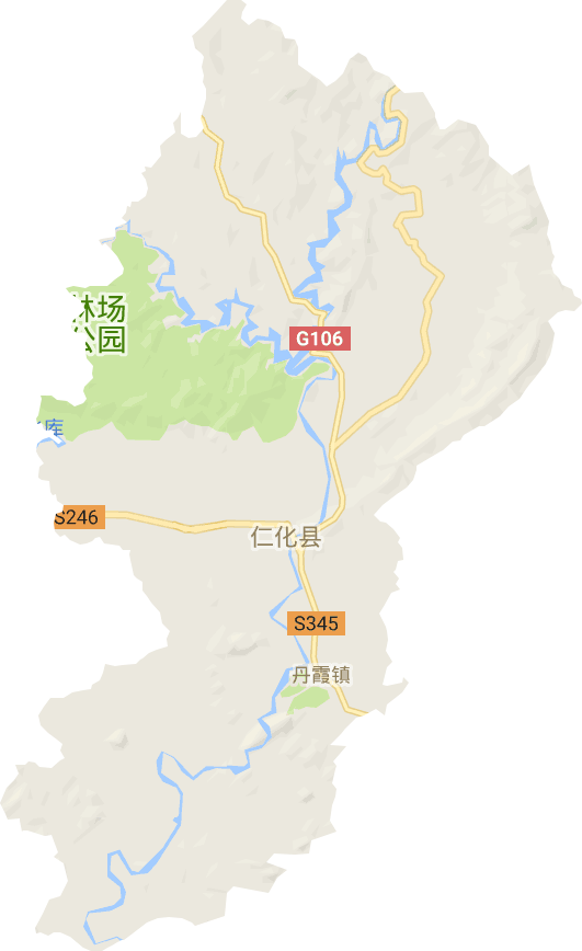 丹霞街道電子地圖