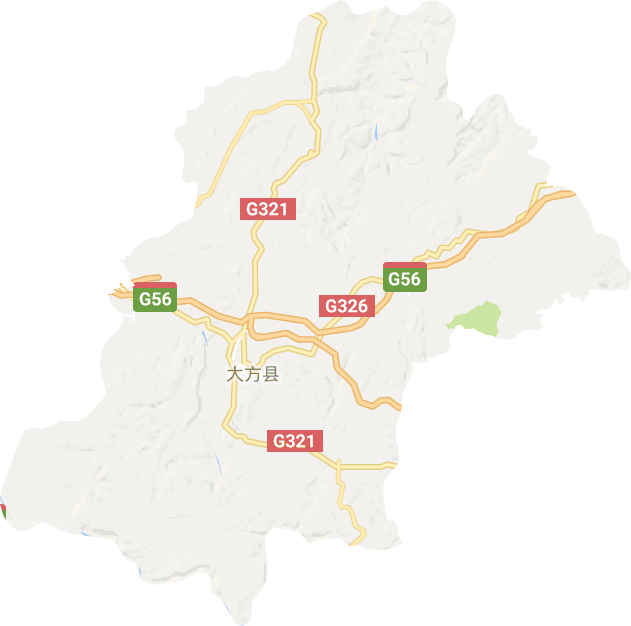 大方縣電子地圖