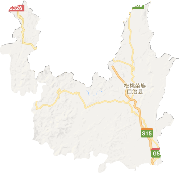 松桃苗族自治縣電子地圖