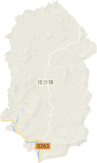 排沙鎮電子地圖